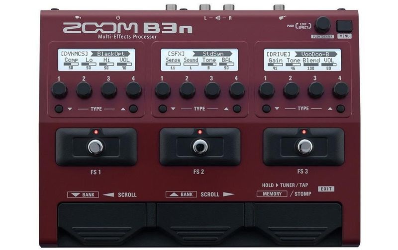 Zoom Multieffektger?t B3n, Bauart: Multieffekt