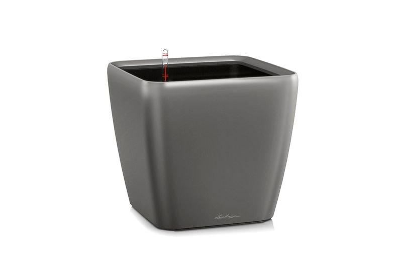 Lechuza - 4er-Set Blumenkästen mit Integriertem Bewässerungssystem Quadro Premium 21 LS - Anthrazit