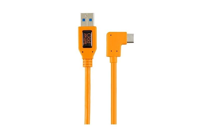 Divers Tether Tools CUCRT02-ORG - Right Angle Adapter USB 3.0 to USB-C