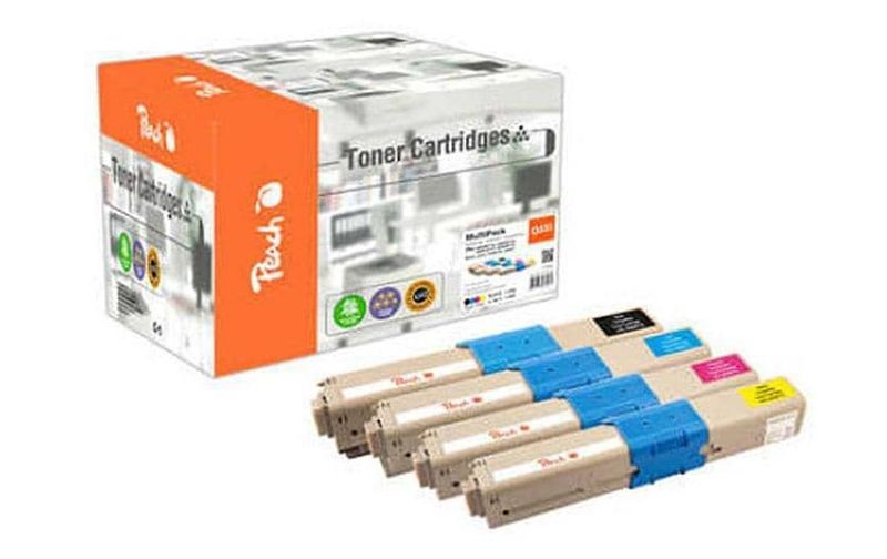 Peach Spar Pack Tonermodule kompatibel zu OKI 46508716, 46508715, 46508714, 46508713