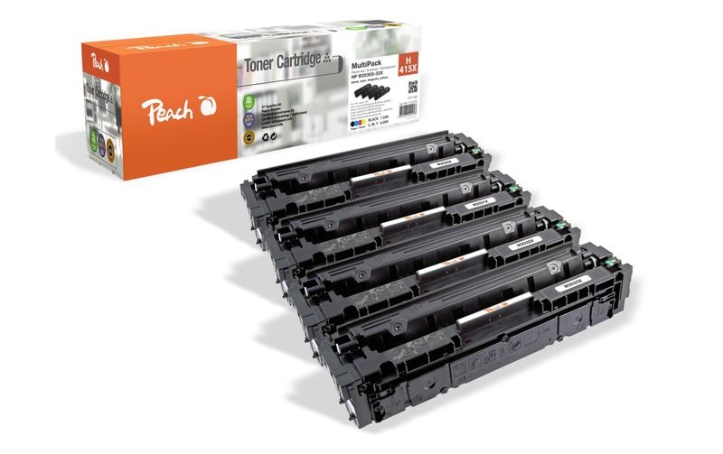 Peach Spar Pack Tonermodule kompatibel zu HP W2030X, W2031X, W2032X, W2033X