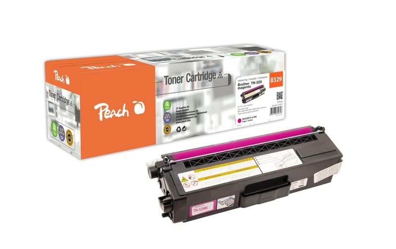 Peach Tonermodul magenta kompatibel zu Brother TN-329M