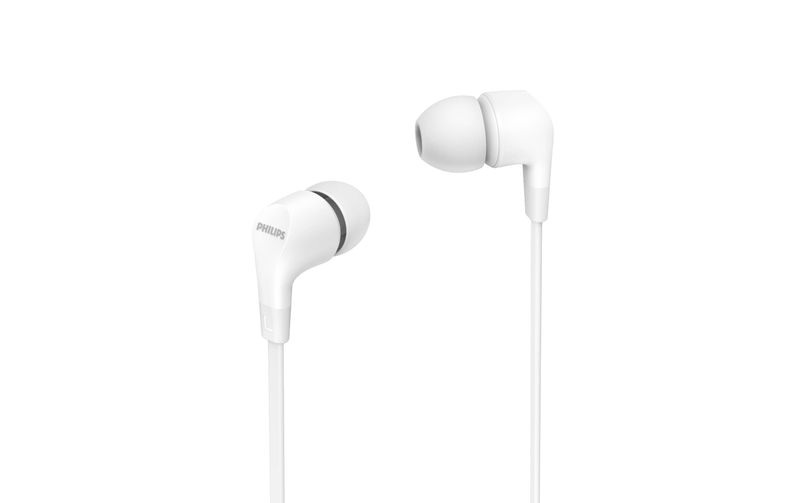 Philips E1105WT HiFi In Ear Kopfhörer In Ear Lautstärkeregelung Weiß