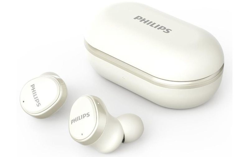 Philips TAT4556WT - True Wireless-Kopfhörer mit Mikrofon - im Ohr - Bluetooth - aktive Rauschunterdrückung - weiß
