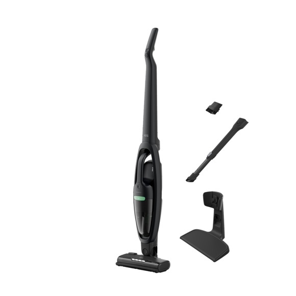 AEG CLEAN 5000 Cordless cleaner 2in1 ÖKO Akku-Staubsauger kabellos / Akku-Laufzeit: bis zu 50 Min. / Farbe: Ebony Black, AS52B21OKO, 900402225