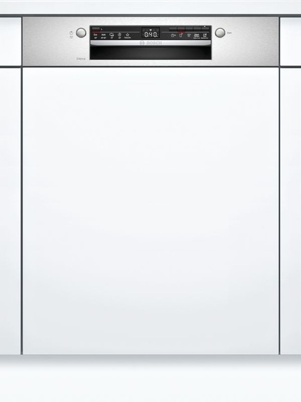 Bosch Serie 2, Teilintegrierter Geschirrspüler, 60 cm, Edelstahl, SMI2ITS33E