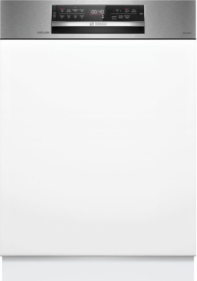 Bosch Serie 6, Teilintegrierter Geschirrspüler, 60 cm, Edelstahl, SMI6ZBS03D