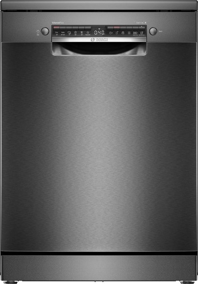 Bosch Serie 4, Freistehender Geschirrspüler, 60 cm, Black inox, SMS4EMC06E
