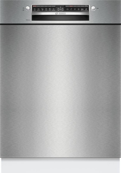 Bosch Serie 4, Unterbau-Geschirrspüler, 60 cm, Edelstahl, SMU4HTS00E