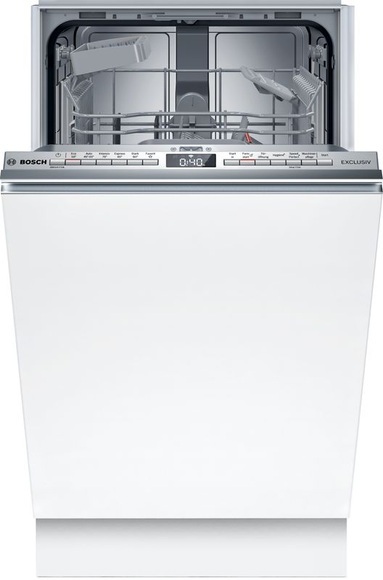 Bosch Serie 4, Vollintegrierter Geschirrspüler, 45 cm, SPD4ELX01D