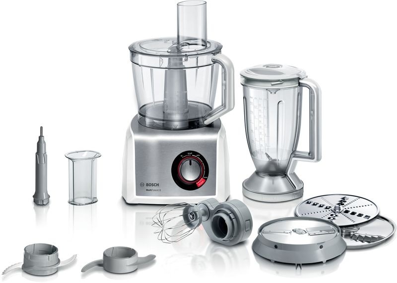 Bosch Haushalt MC812S814 Küchenmaschine 1250 W Silber, Weiß