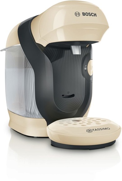 Kapselmaschine 'TASSIMO STYLE' - die Kompakte Bosch Creme-Weiß
