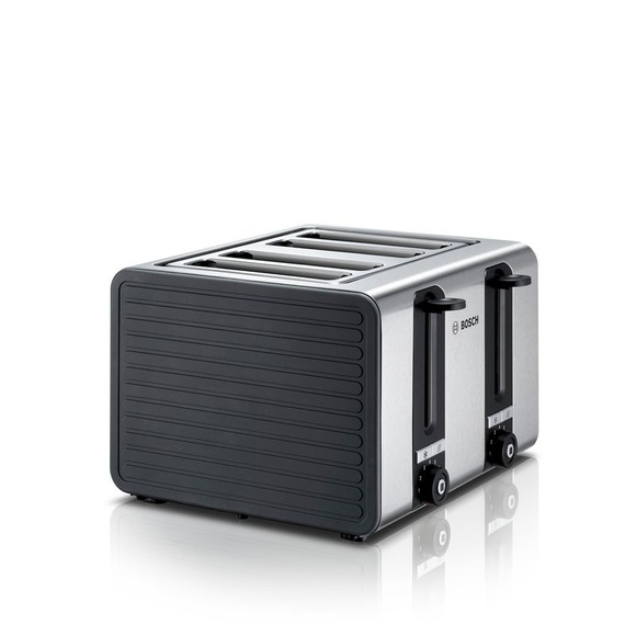 Bosch Haushalt TAT7S45 Toaster 4 Brenner, Toastfunktion Grau, Schwarz