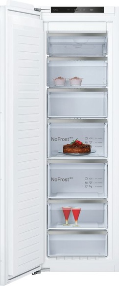 N 70, Einbau-Gefrierschrank, 177.2 x 55.8 cm, Flachscharnier mit Softeinzug