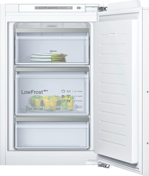 Neff N 70, Einbau-Gefrierschrank, 87.4 x 55.8 cm, Flachscharnier mit Softeinzug, GI1216DE0