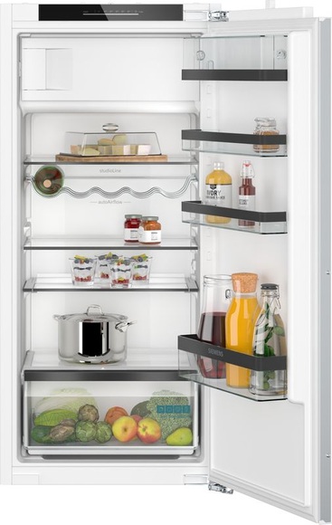 Siemens iQ500, Einbau-Kühlschrank mit Gefrierfach, 122.5 x 56 cm, Flachscharnier mit Softeinzug, KI42LSDD1Y