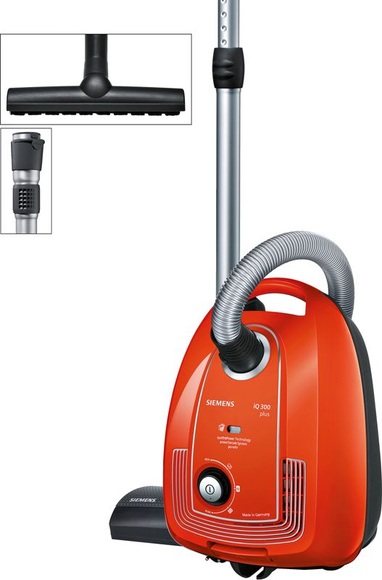 Siemens VSP3AAAA Staubsauger mit Beutel Hellrot