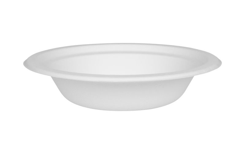 Furber Einweg Schale Ø 18 cm 50 Stück Weiss Einweggeschirr