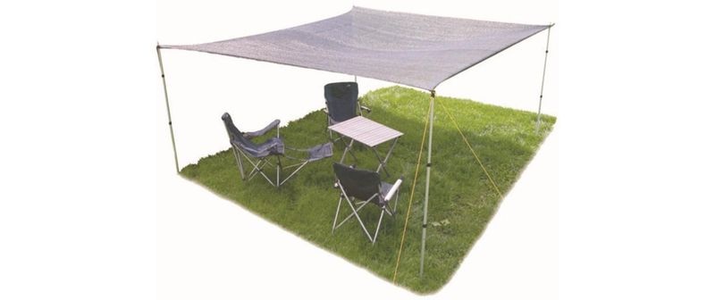 Eurotrail Sonnensegel Mesh Eckig