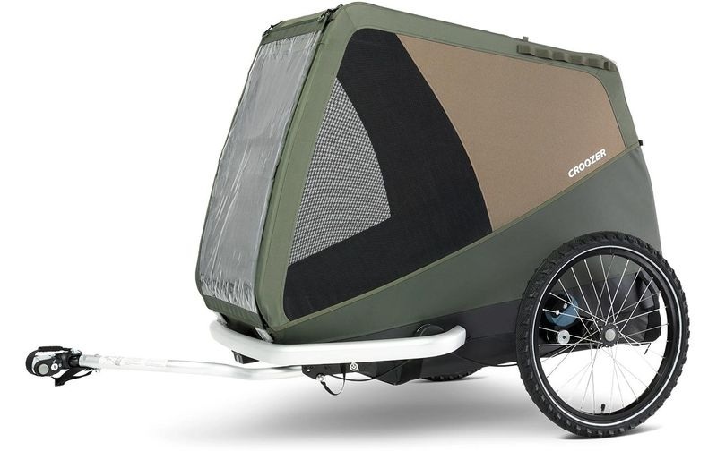 CROOZER Hundefahrradanhänger Dog Tammo Moss green