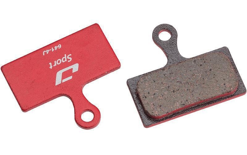 Jagwire Sport Semi-Metallic Bremsbeläge für Shimano | Rever Postmount 1 Paar rot 2019 Scheibenbremsbeläge