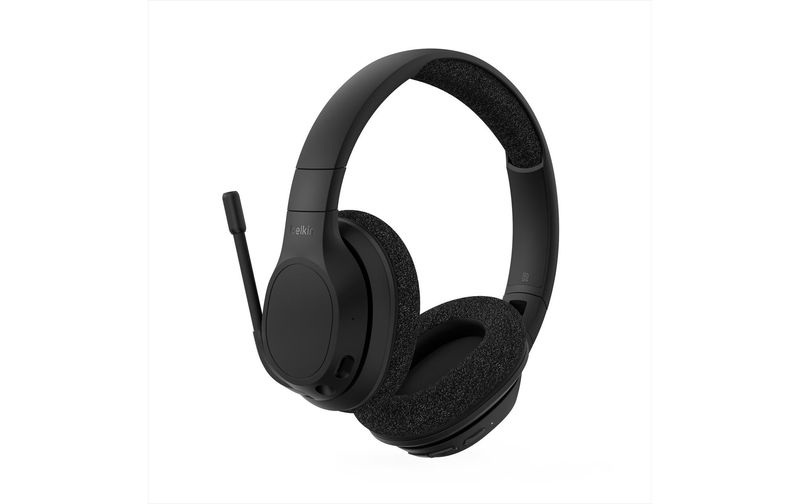 Belkin SoundForm Adapt - Kopfhörer mit Mikrofon - ohrumschließend - Bluetooth - kabellos, kabelgebunden - 3,5 mm Stecker, USB-C