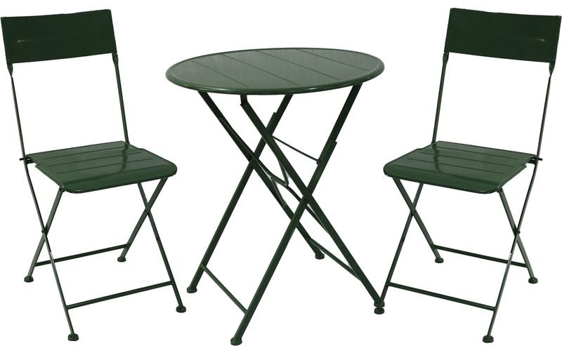Dameco Gartenset 2 Stühle und 1 Gartentisch