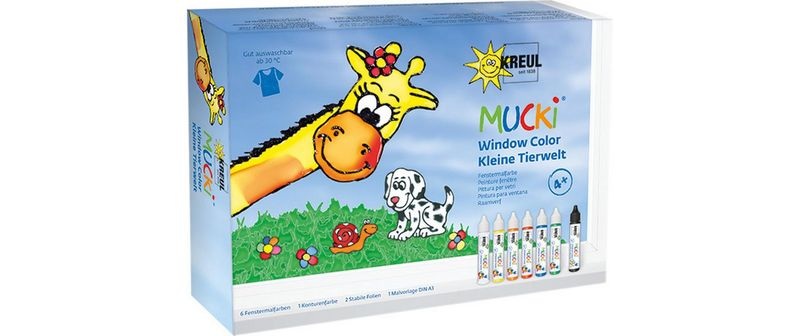 Mucki Window Color 7er Set kl. Tierwelt