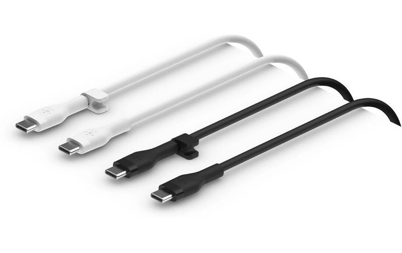 BELKIN USB Ladekabel C 1 m Kabel ? Adapter Schwarz Weiss