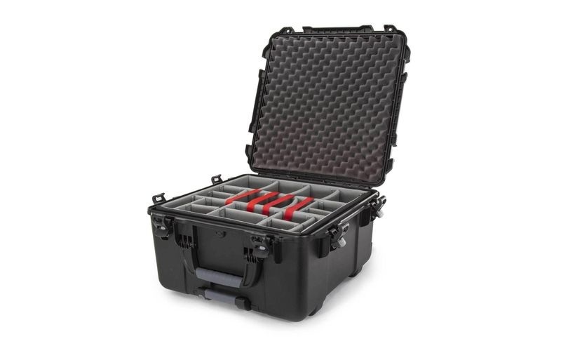Nanuk Kunststoffkoffer 968 - mit Trennwand Schwarz