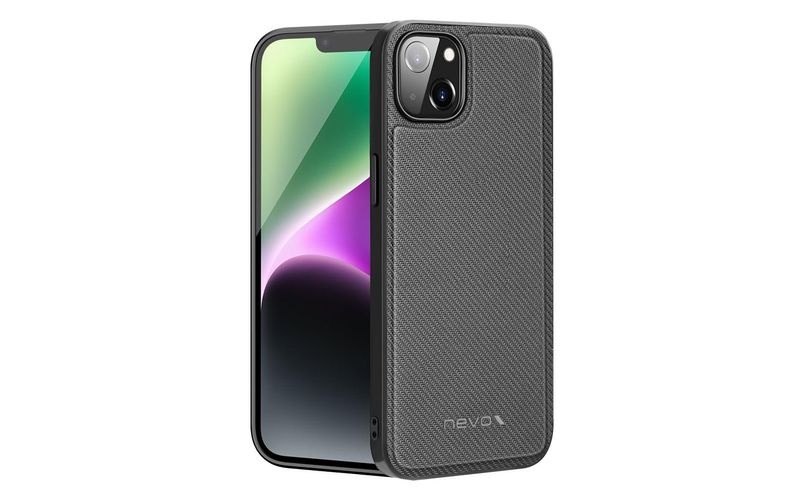 Nevox Back Cover StyleShell Nylo iPhone 15 Schwarz Handyhüllen Case