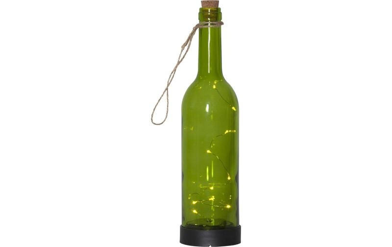 LED-Solarleuchte Bottle, grün