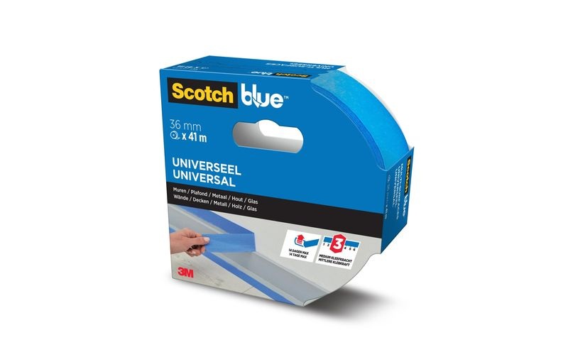 3M Malerabdeckband ScotchBlue Premium 36 mm x 41 m, Blau