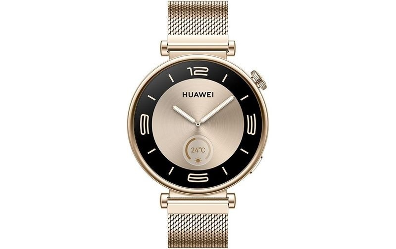 HUAWEI Watch GT 4 (41 mm) - Smartwatch (120-190 mm, Edelstahl, Gold/Gold)