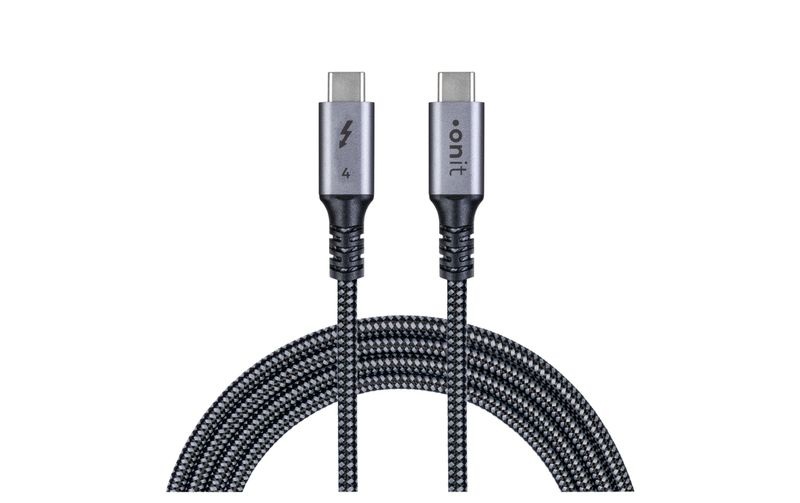 onit Thunderbolt 4 Kabel USB C 2 m Grau/Schwarz ? Adapter