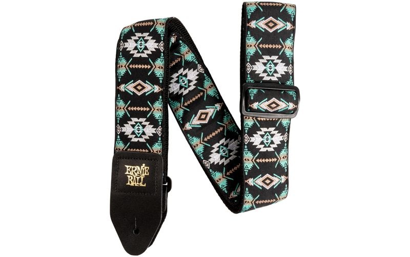 Ernie Ball Gitarrengurt Jacquard Southwestern Turqoise