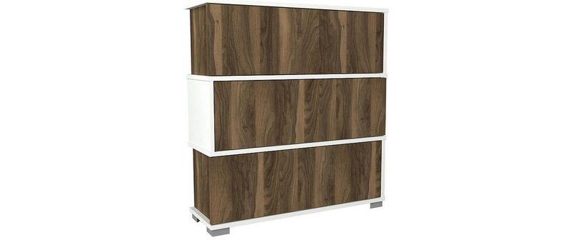 Home - Schuhschrank Napolyon - Weiss und Beige