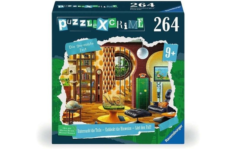 Ravensburger - Puzzle X Crime Kids: Die geraubte Zeit, 264 Teile