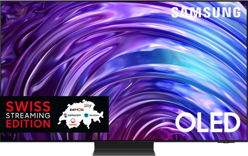 OLED-Fernseher SAMSUNG 77''/195 cm QE77S95DATXZU, 4K HDR OLED