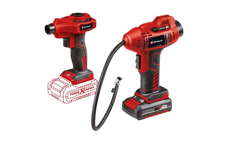 Einhell Akku-Kompressor CE-CC + Luftpumpe CE-AP Set Pumpe