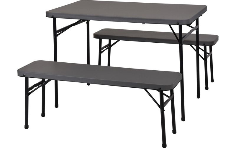 Camping Klapptisch Und Bänke Unisex 80cm