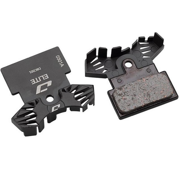 Jagwire Elite Cooling Scheibenbremsbeläge Semi-Metallisch für Shimano XTR/Deore XT/SLX 1 Paar schwarz 2021 Scheibenbremsbeläge