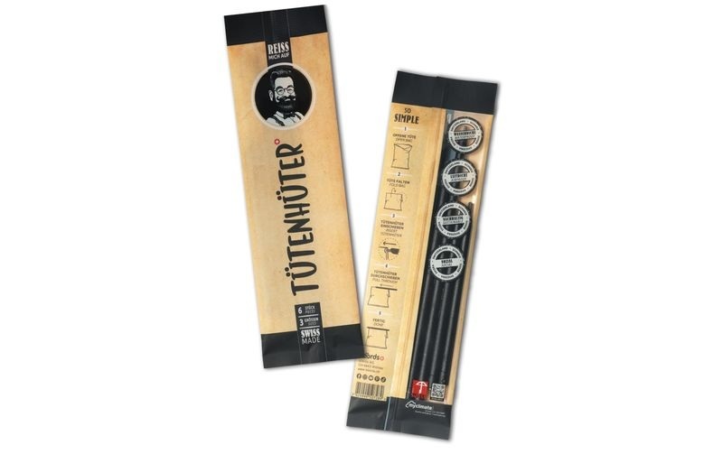 TÜTENHÜTER 6er Set schwarz