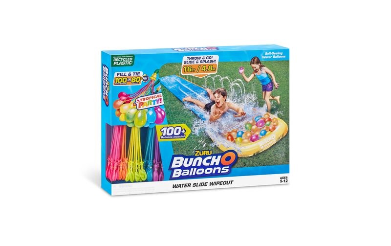 Bunch O Balloons Wasserrutsche Wipeout + Tropical Party, Wasserspielzeug