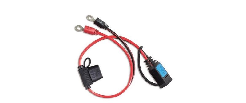 Victron Energy BPC900110014 M8 Kabelschuh-Steckverbinder (mit 30A ATO-Sicherung) Kabelverbinder