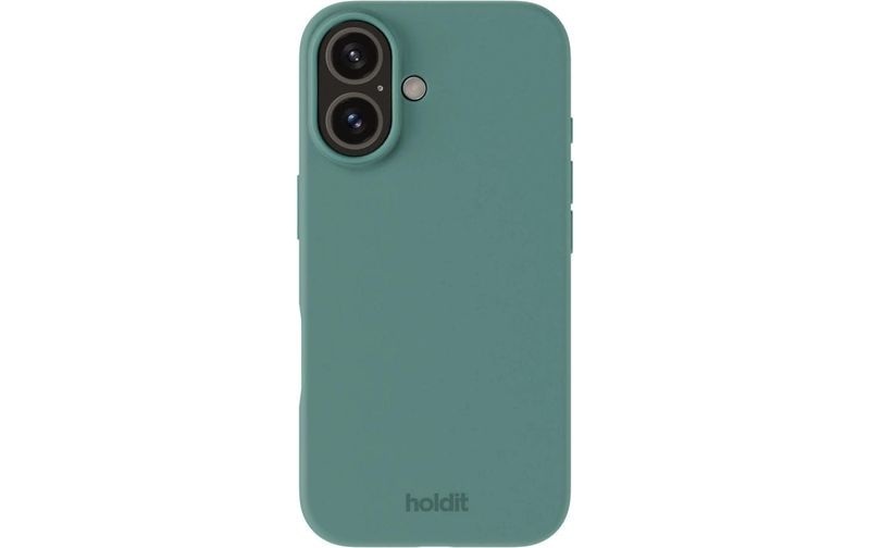Holdit Back Cover Silicone iPhone 16 Grün