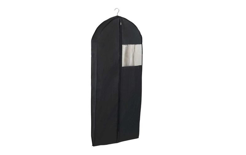 Wenko - Kleidersack Deep Black Jumbo XXL, 60 x 135 x 12 cm