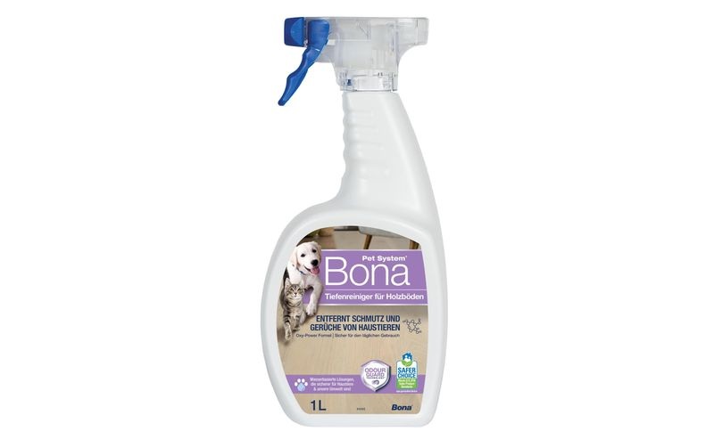 Bona Bodenreiniger Pet System für Holzböden, 1 l, 1 Stück