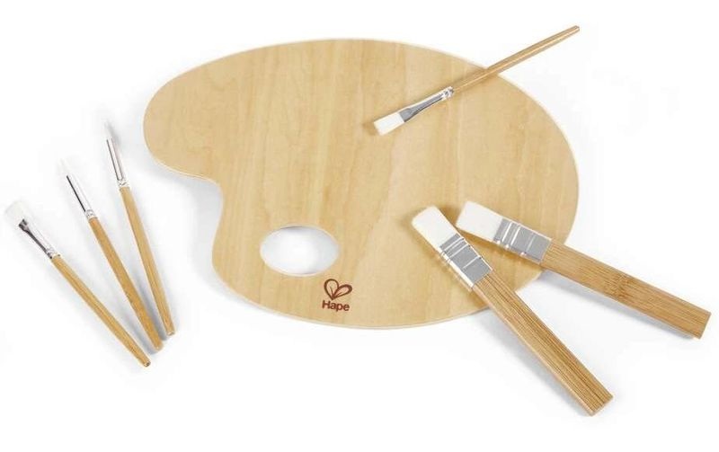 Hape Malpaletten- und Pinsel-Set