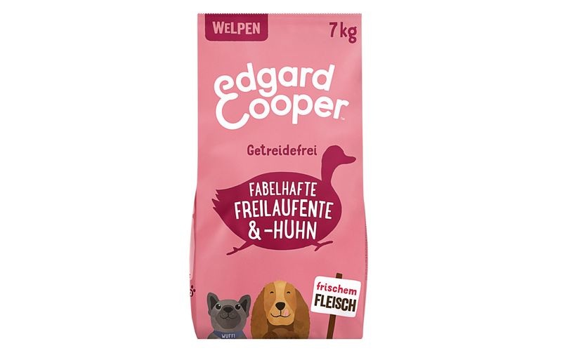 Edgard & Cooper Fabelhafte Freilaufente & -Huhn Junior 7 kg